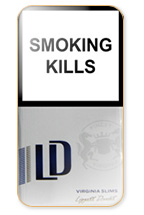 LD Virginia Slims Cigarette Pack