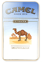 Camel Lights (Blue) Cigarette Pack