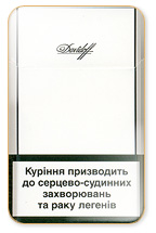 Davidoff White Cigarette Pack