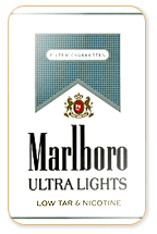 Marlboro Ultra Lights Cigarette Pack