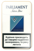 Parliament Silver Blue (Extra Lights) Cigarette Pack