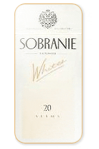 Sobranie Slims Whites Cigarette Pack