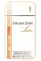 Virginia Slims Lights Cigarette Pack
