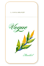 Vogue Super Slims Menthol 100s Cigarette Pack