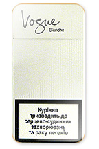 Vogue Super Slims Blanche 100's Cigarette Pack