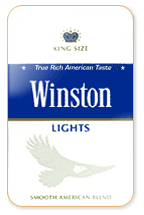 Winston Lights Cigarette Pack