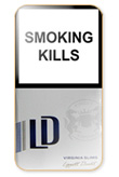LD Virginia Slims Cigarettes pack