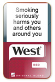 West Red Beyond Cigarettes pack