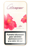 Glamour Super Slims Lilac 100's Cigarettes pack