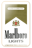 Marlboro Lights Cigarettes pack