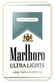 Marlboro Ultra Lights Cigarettes pack