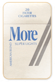 More Super Lights Cigarettes pack