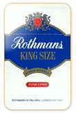 Rothmans King Size Cigarettes pack