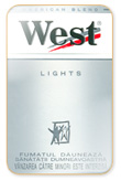 West Stream Tec Lights (Silver) Cigarettes pack