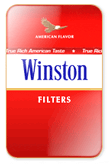 Winston Red Cigarettes pack
