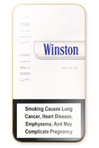 Winston Super Slims White Cigarettes pack