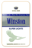 Winston Super Lights Cigarettes pack