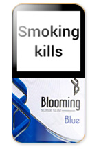 Blooming Blue Cigarette Pack