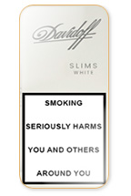 Davidoff White Slims Cigarette Pack
