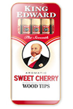 King Edward Wood Tip Cigars Cherry Cigarette Pack