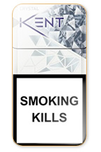 Kent Crystal Silver Cigarette Pack
