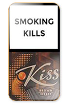 Kiss Brown Effect Cigarette Pack