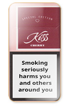 Kiss Super Slims Cherry Cigarette Pack