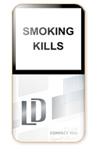 LD Compact 100 Silver Cigarette Pack