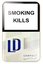LD Compact Blue Cigarette Pack