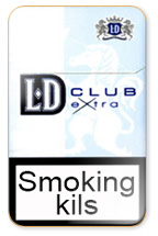 LD Extra Club Blue Cigarette Pack