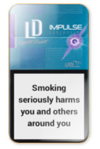 LD Impulse Super Slims Purple Cigarette Pack