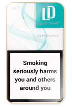 LD Super Slims Menthol Cigarette Pack