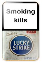 Lucky Strike Compact Blue Cigarette Pack