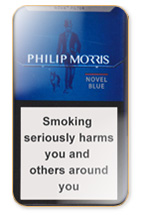 Philip Morris Novel Blue Cigarette Pack