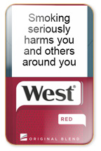 West Red Beyond Cigarette Pack
