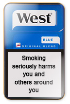 West Blue Cigarette Pack