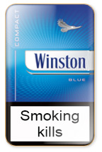 Winston Compact Blue Cigarette Pack
