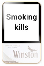 Winston True Silver Cigarette Pack