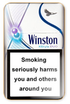 Winston XStyle Duo Purple Cigarette Pack