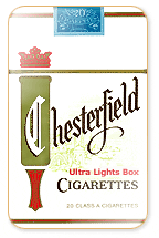 Chesterfield Bronze (Ultra Lights) Cigarette Pack