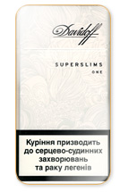 Davidoff Super Slims One (White) 100`s Cigarette Pack