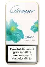 Glamour Super Slims Menthol Cigarette Pack