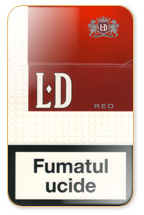 LD Red Cigarette Pack