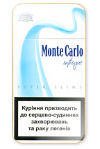 Monte Carlo Super Slims Intrigue 100`s Cigarette Pack