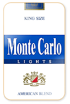 Monte Carlo Lights (Balanced Blue) Cigarette Pack