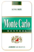 Monte Carlo Menthol Cigarette Pack