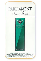 Parliament Super Slims Menthol 100's Cigarette Pack