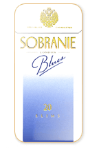 Sobranie Slims Blues 100's Cigarette Pack