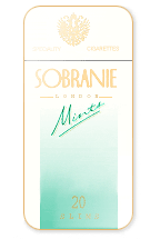 Sobranie Slims Mints 100's Cigarette Pack