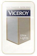 Viceroy Ultra Lights (Silver) Cigarette Pack